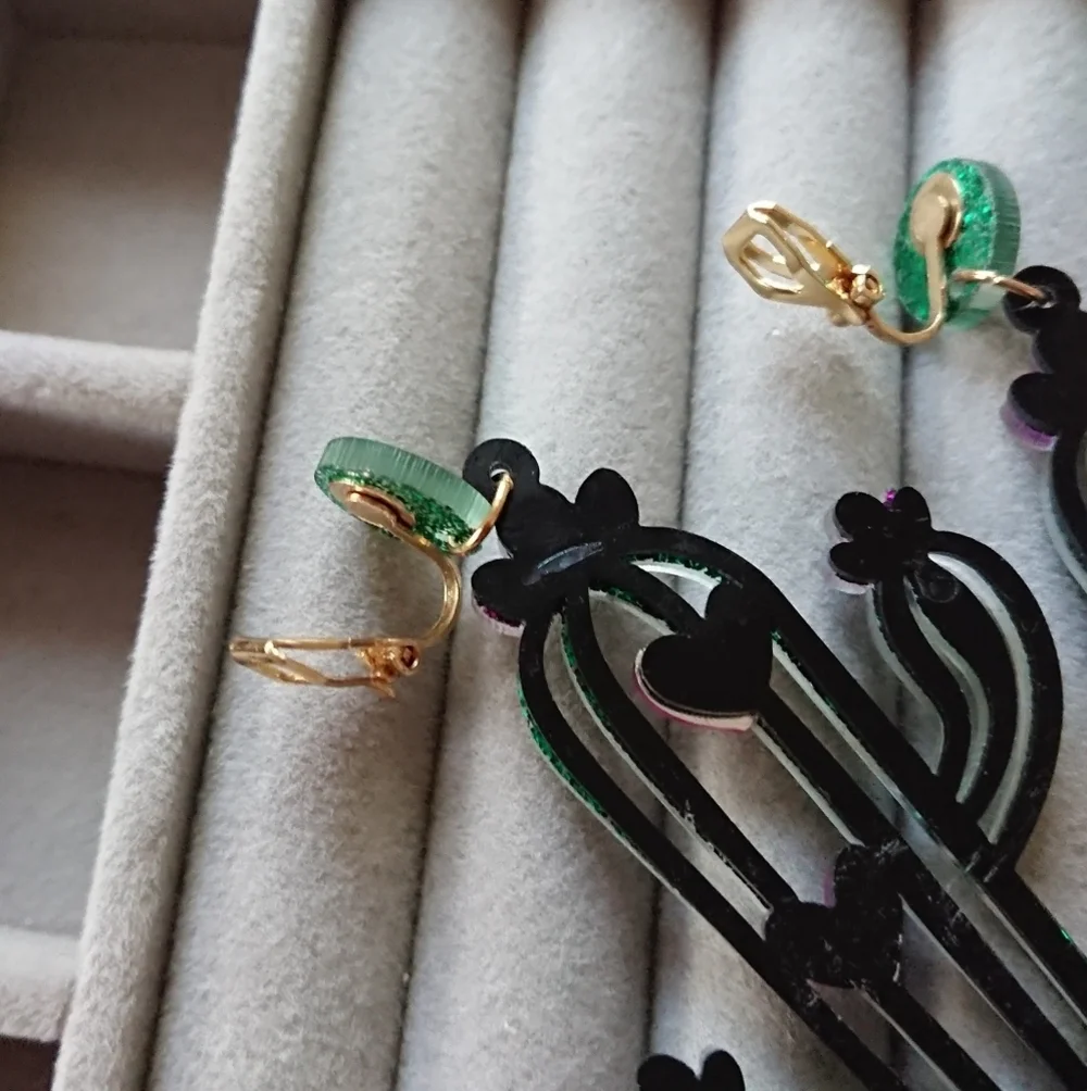 earrings add playful